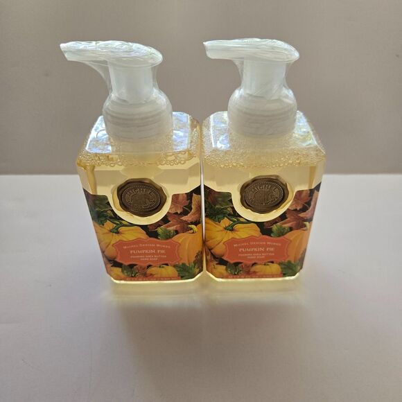 Michel Design Works Foaming Hand Soap 2 Pk Pumpkin Pie Scented 17.8 Fl Oz - Picture 1 of 6